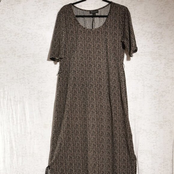 connected apparel Dresses & Skirts - Connect Apparel Fall Long Dress BOHO Slits Maxi  Size 6